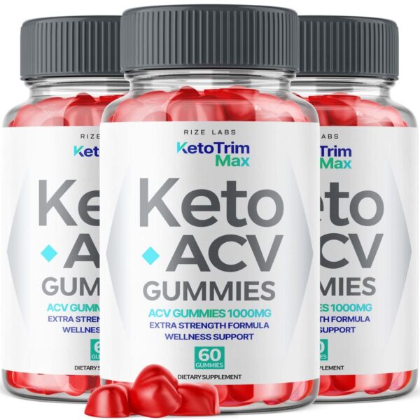 Gomitas Keto Trim Max rize labs botella 180 piezas
