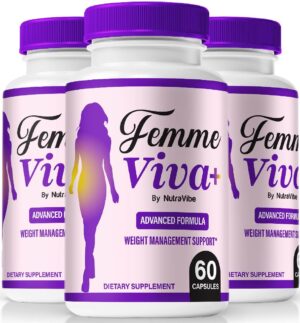 Frasco Femme Viva+ cápsulas naturales para salud