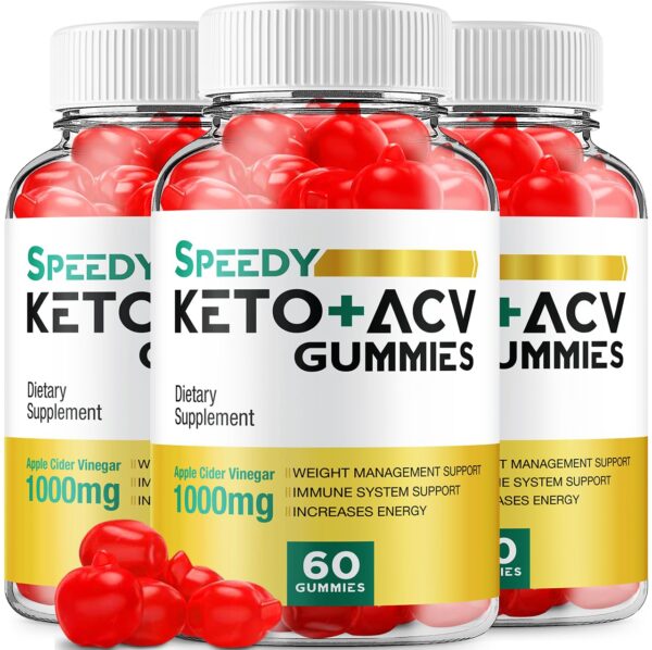 Gomitas Speedy Keto ACV paquete de 3