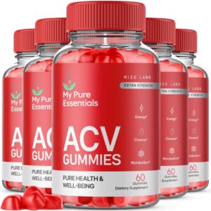 Paquete de gomitas rize labs My Pure Essential ACV Keto 300 unidades