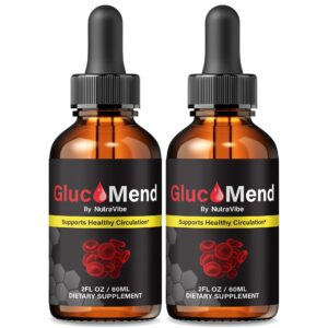 GlucoMend gotas líquidas frasco frontal