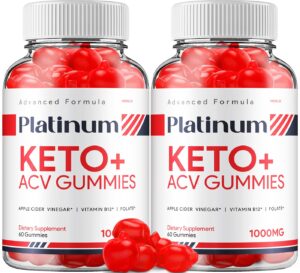 Gomitas Platinum Keto ACV paquete doble 120 unidades