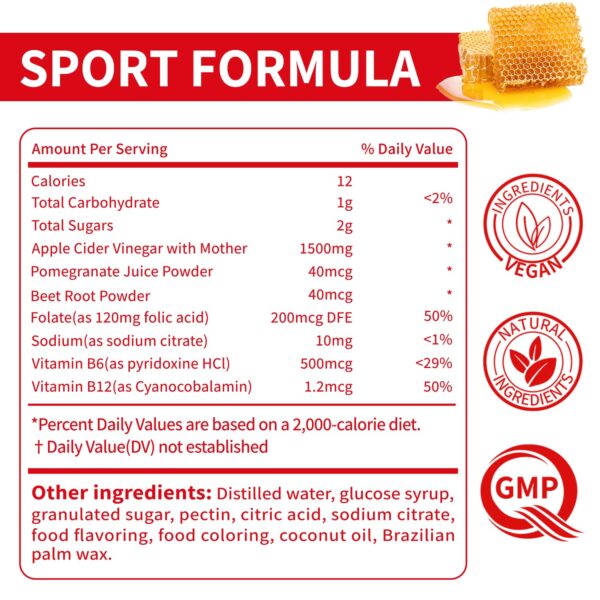 Paquete de gomas Keto ACV para control de antojos y metabolismo