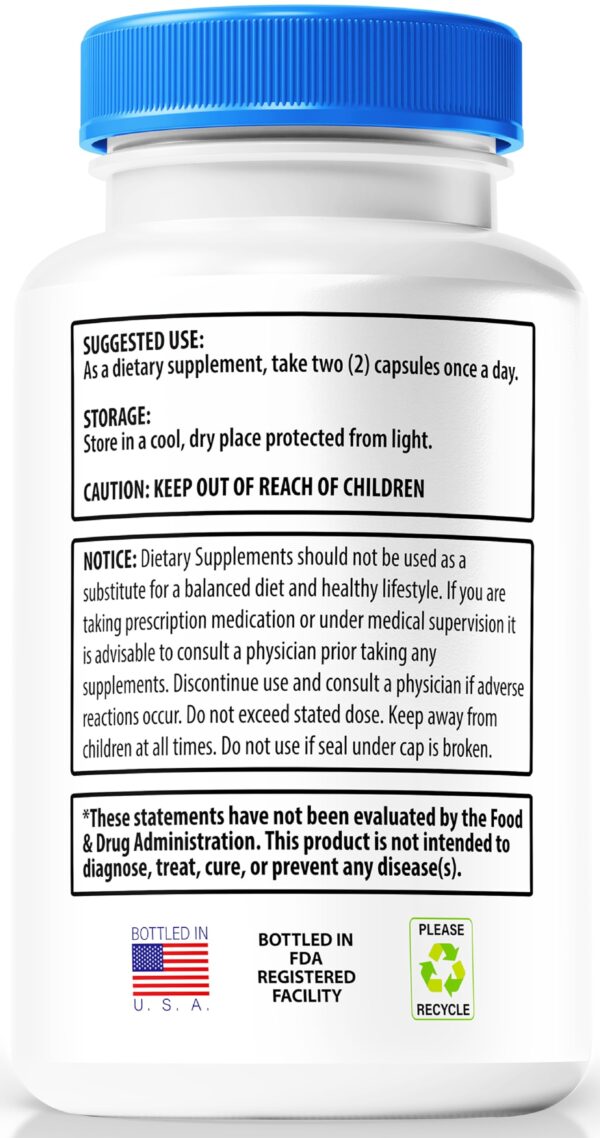 Suplemento dietético LavaSlim 60 cápsulas paquete