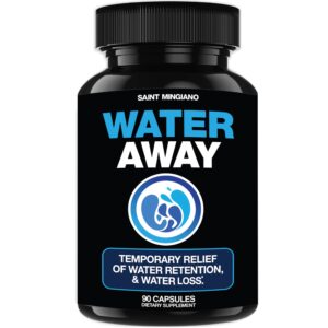 Frasco Water Away diurético natural para retención de agua 90 cápsulas