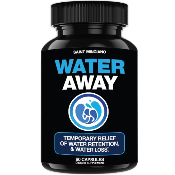 Frasco Water Away diurético natural para retención de agua 90 cápsulas