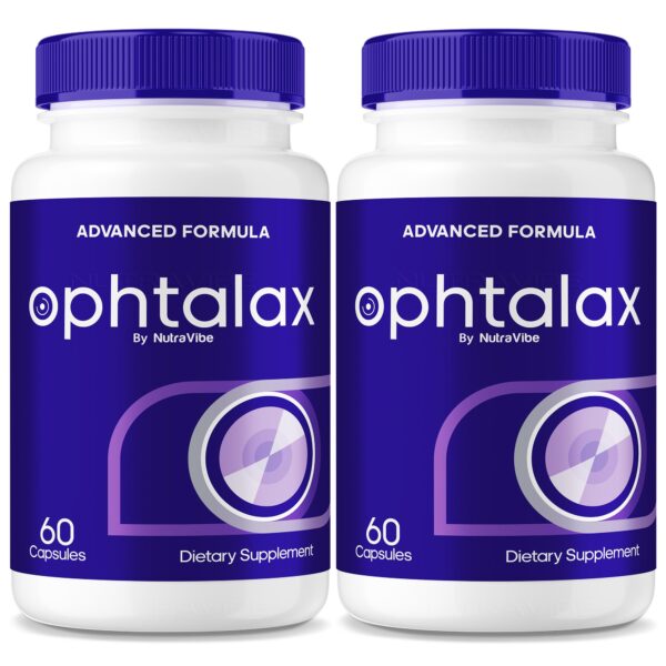 Frente de la etiqueta Ophtalax