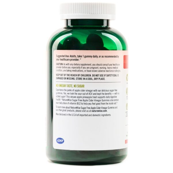 Version 1.0.0 Frontal envase gomitas NatureWise vinagre sidra manzana orgánico