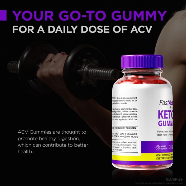 Suplemento gomitas Fast Active Keto ACV natural