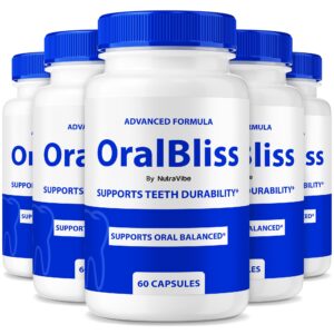 NutraVibe OralBliss paquete de cápsulas para cuidado dental y encías