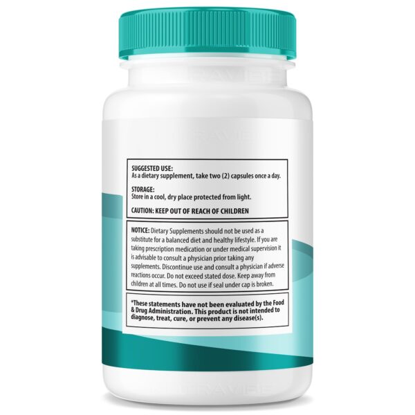 Frasco de cápsulas premium para circulación y apoyo cardiaco