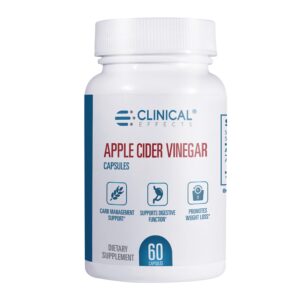 Cápsulas vinagre sidra manzana 1300mg puro salud