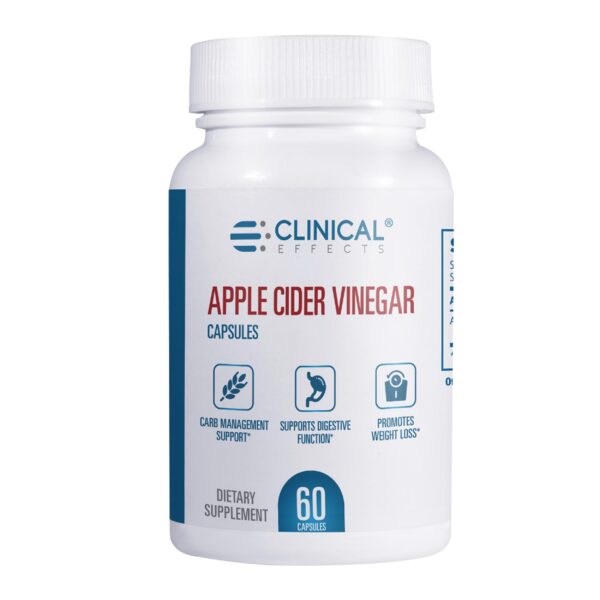 Cápsulas vinagre sidra manzana 1300mg puro salud