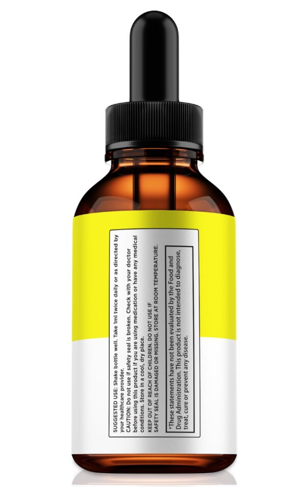 Frasco de gotas Vital Drops fórmula natural para bienestar general