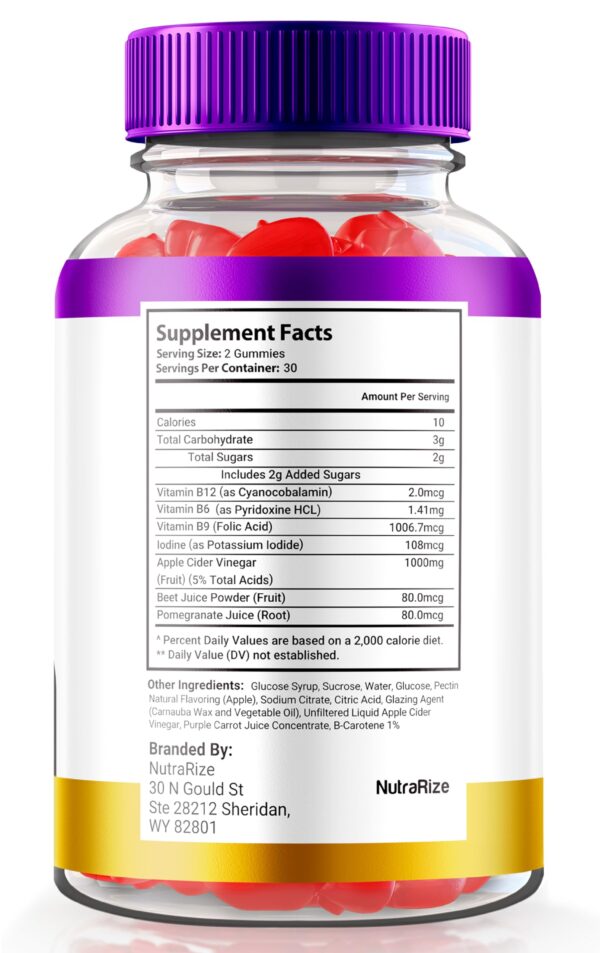 VetoCell ACV Gummies suplementa keto con vinagre de sidra manzana
