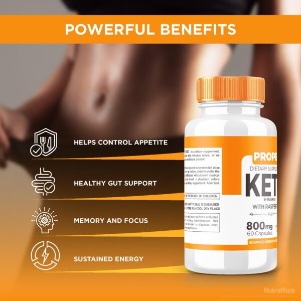 Cápsulas Proper Keto para metabolismo saludable 800MG