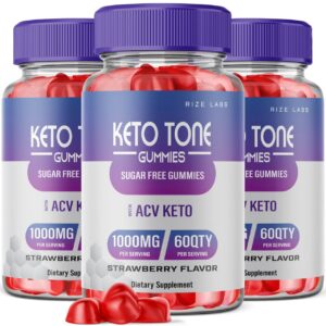 Paquete de gomitas Keto Tone ACV rize labs para pérdida peso
