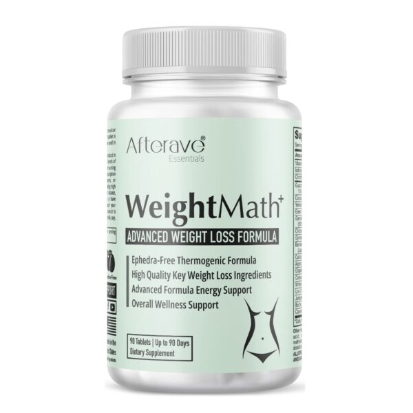 WeightMath potenciador metabolismo fórmula termogénica en botella verde