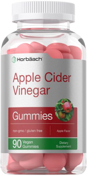 Gomitas veganas de vinagre de sidra Horbäach envase frontal