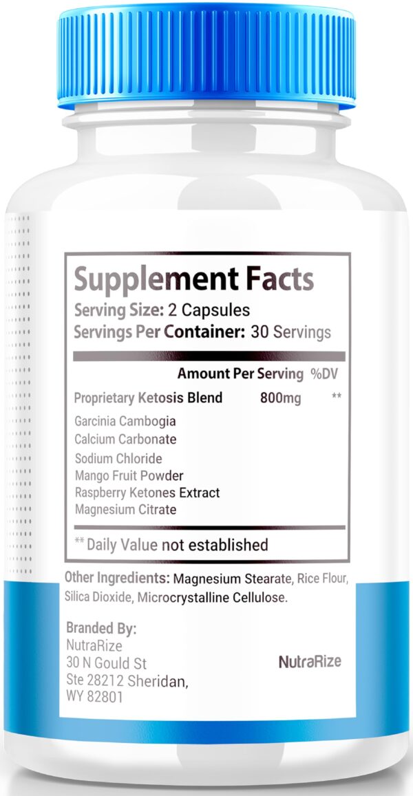 Suplemento keto natural para energía y quema de grasa abdominal