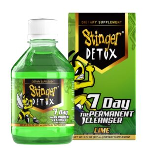 Botella Stinger Detox bebida detox sabor lima