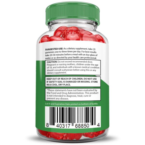 Gomitas Active Keto ACV veganas sin OGM sin gluten 180 unidades