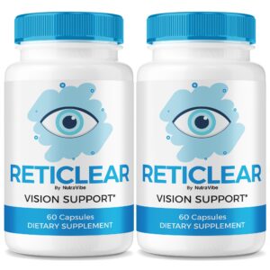 Cápsulas Reticlear en frasco con etiqueta