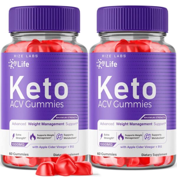Gomitas 2nd Life Keto ACV para pérdida de peso avanzada