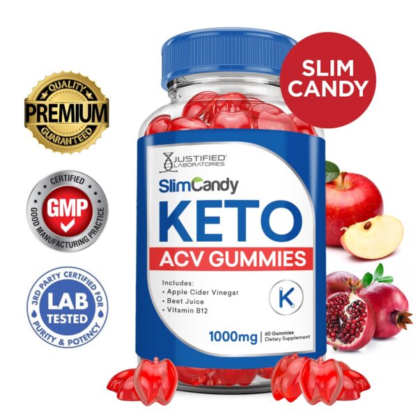 Gomitas Keto Slim Candy ACV con ingredientes naturales