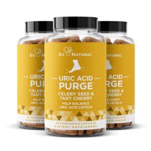 Paquete de 3 suplementos Purge! para detox de ácido úrico