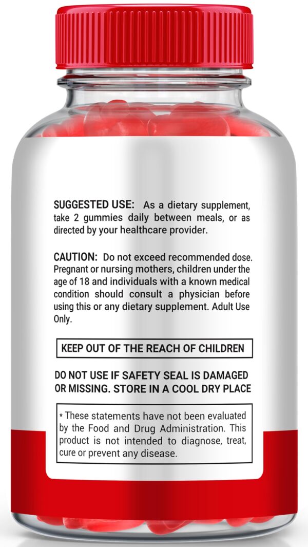 Detalle gomitas Kinect Peak Keto ACV