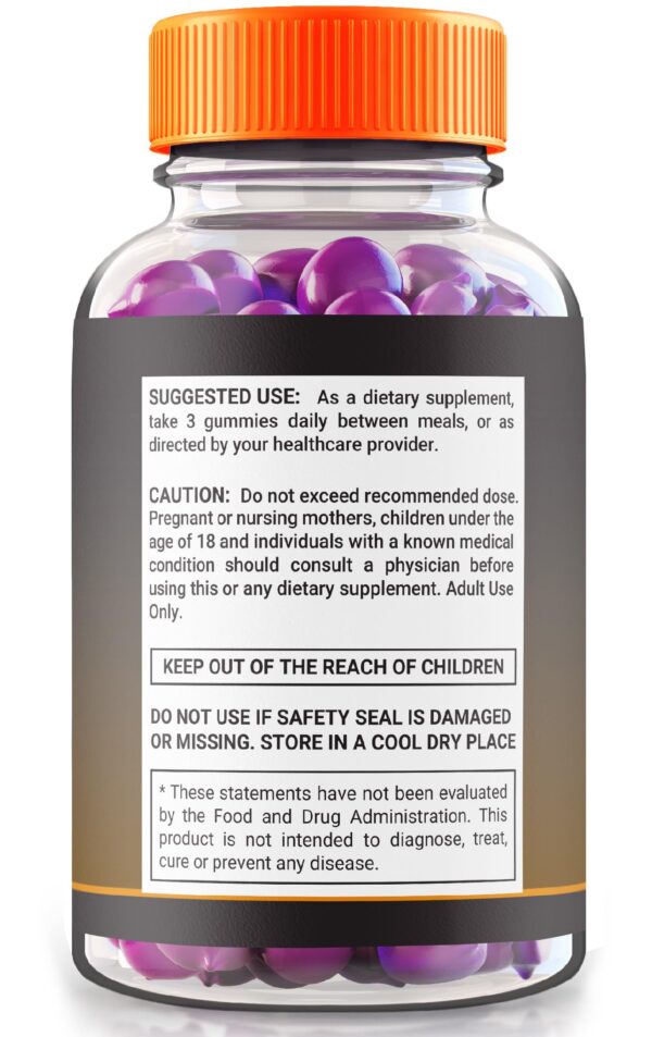 Detalle gomitas NutraRize VigorPlux para hombres