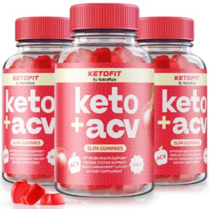 Gomitas Ketofit Keto ACV paquete 3 para pérdida de peso avanzada