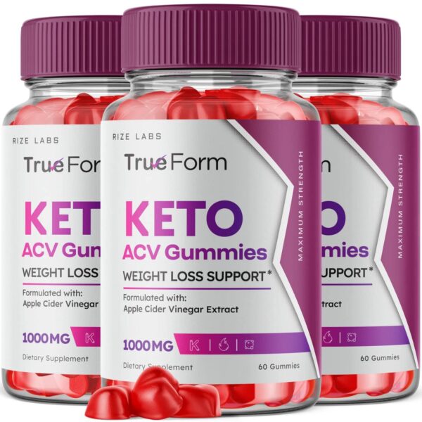 Paquete de gomitas keto True Form para control de peso y energía