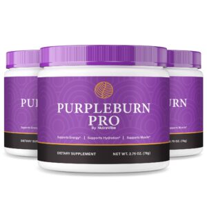 Polvo NutraVibe Purple Burn Pro frente