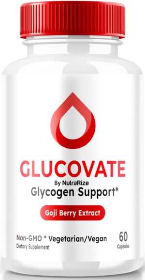 NutraRize Glucovate cápsulas soporte glucógeno salud natural