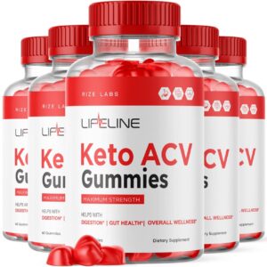 rize labs Lifeline Keto ACV gomitas vinagre sidra manzana paquete 5