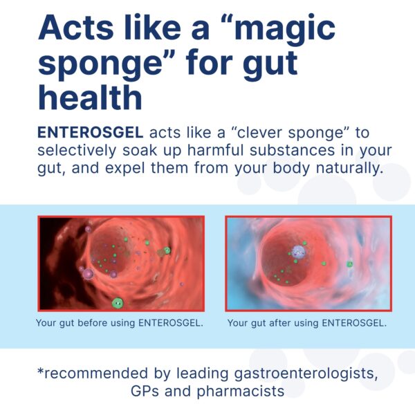 Gel intestinal Enterosgel para protección y detoxificación