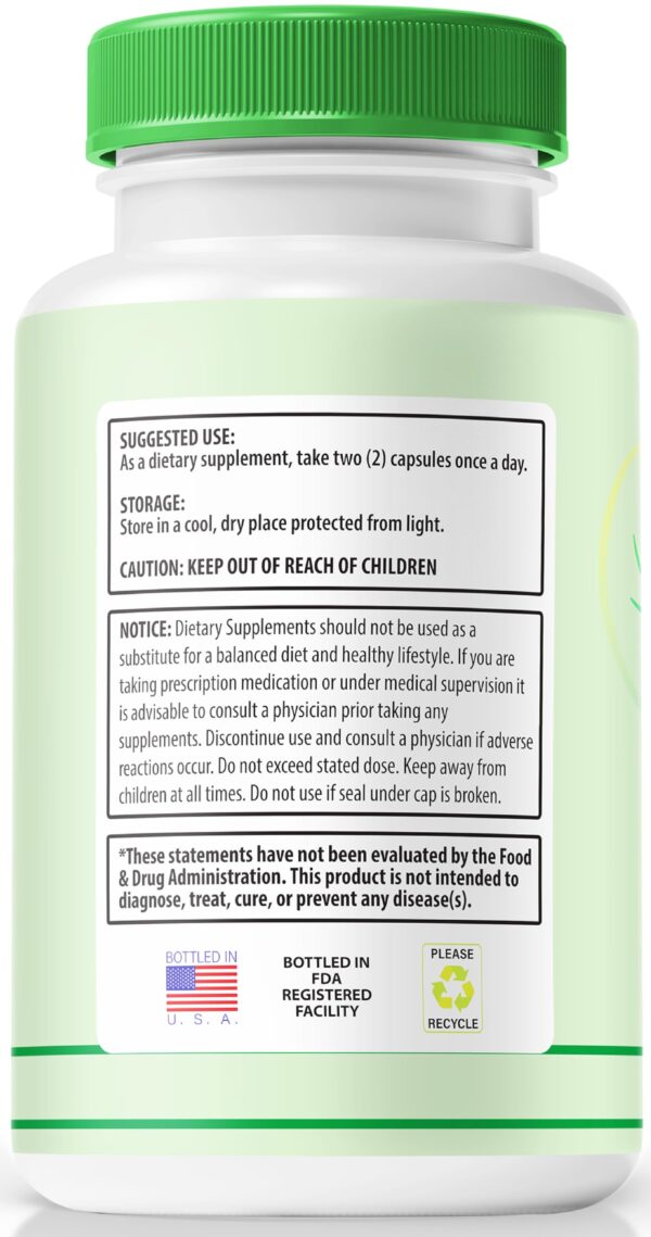 Contenido cápsulas Fitify de ingredientes naturales