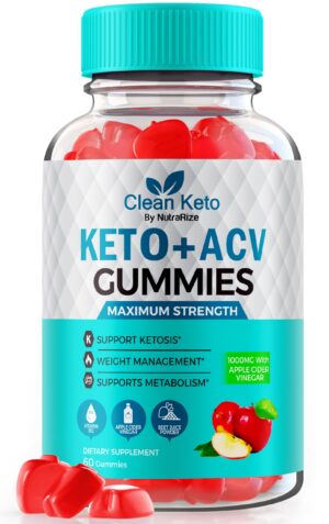 Gomitas Clean Keto ACV suplemento dietético 60 unidades