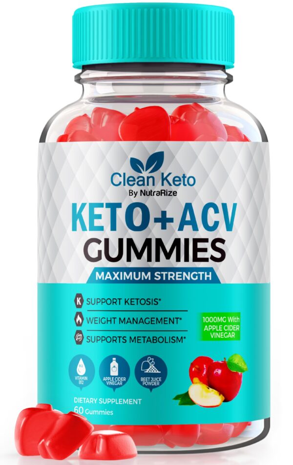Gomitas Clean Keto ACV suplemento dietético 60 unidades