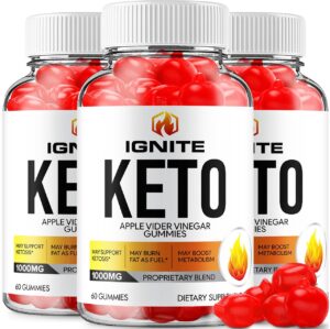 Paquete triple gomitas Ignite Keto ACV para pérdida de peso