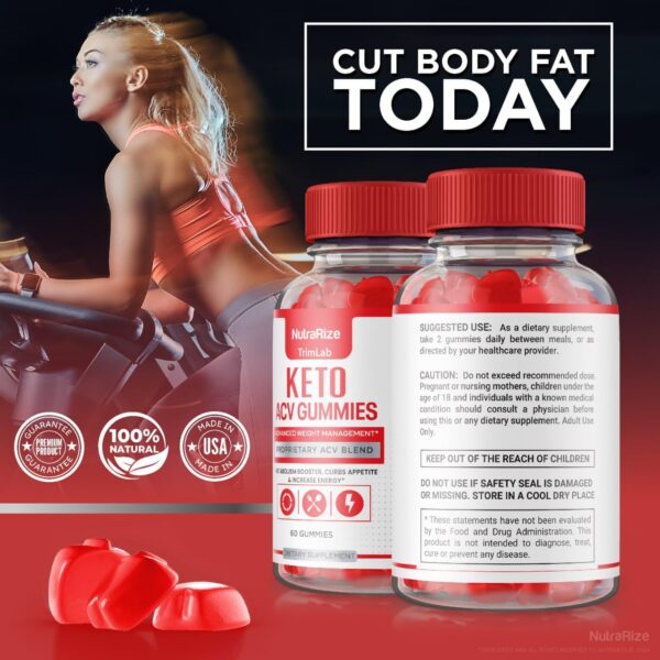 Envase gomitas Trimlab sabor y apoyo para adelgazar