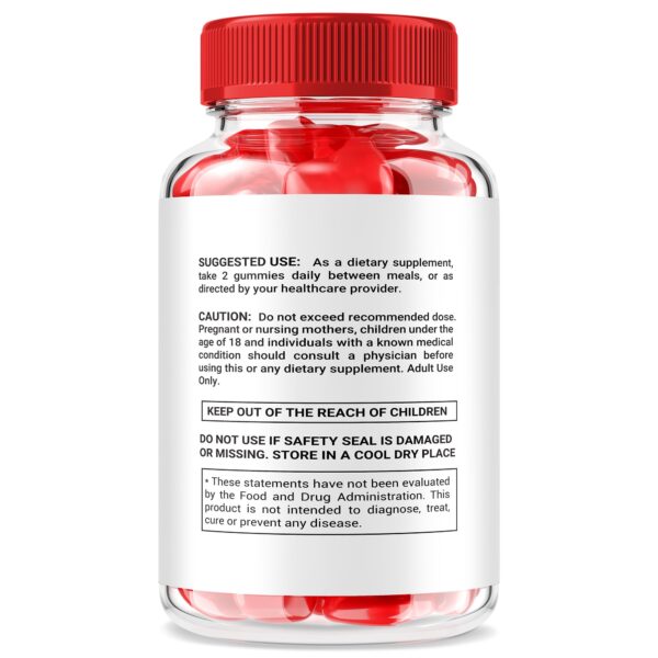 Gomitas Trim Nova Keto ACV en cucharada contra fondo claro