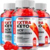 Extra Keto ACV gomitas suplemento dieta cetogénica paquete 3