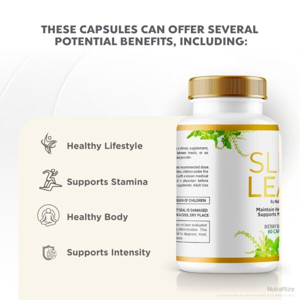 Fórmula premium Slim Leaf para energía y control de peso