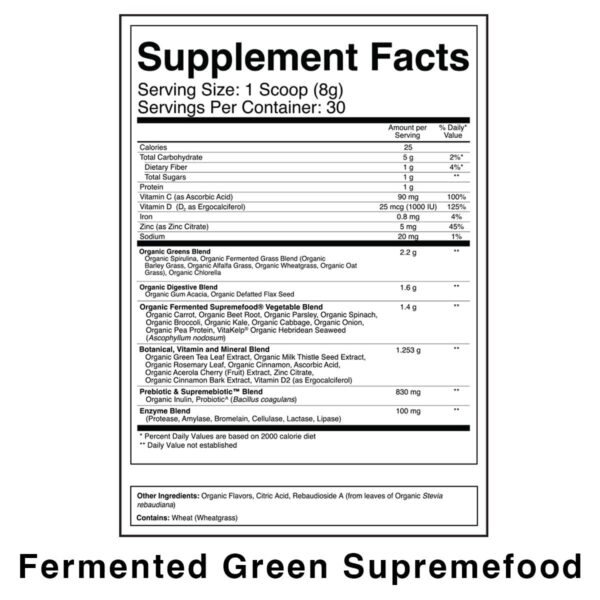 Mezcla de frutas orgánicas para desintoxicación y energía alta