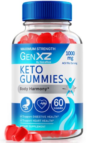 Gomitas GenXZ Keto ACV suplemento natural para dieta keto