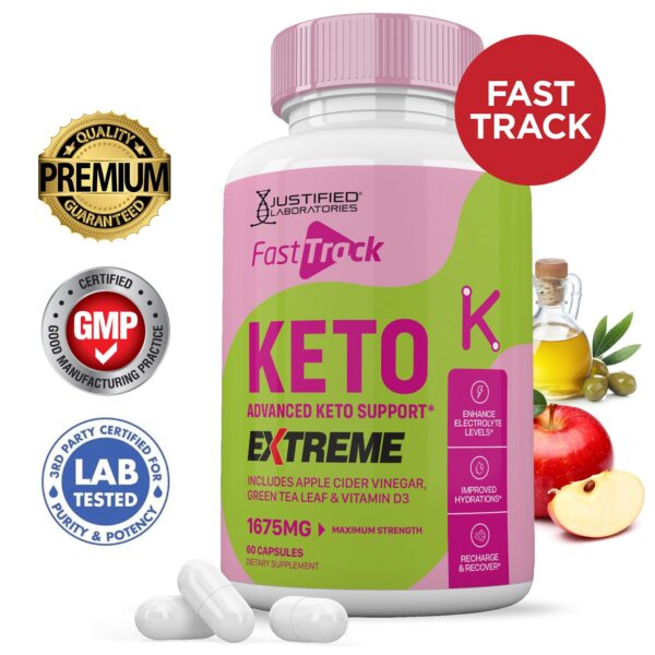 Cápsulas Fast Track Keto con vinagre de manzana y té verde