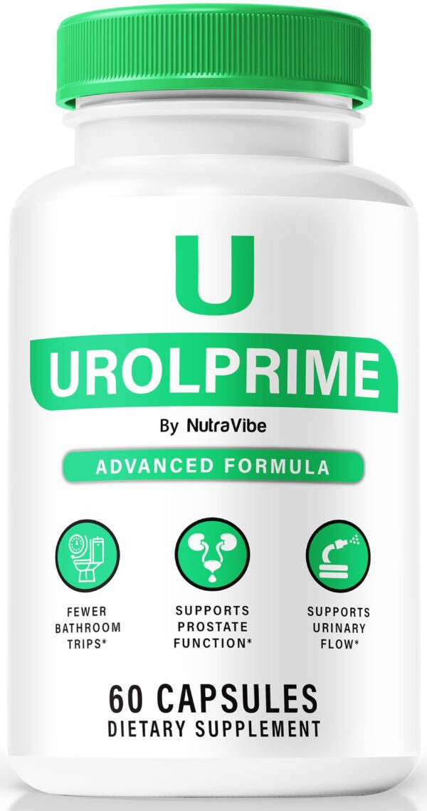 NutraVibe UrolPrime cápsulas envase frontal